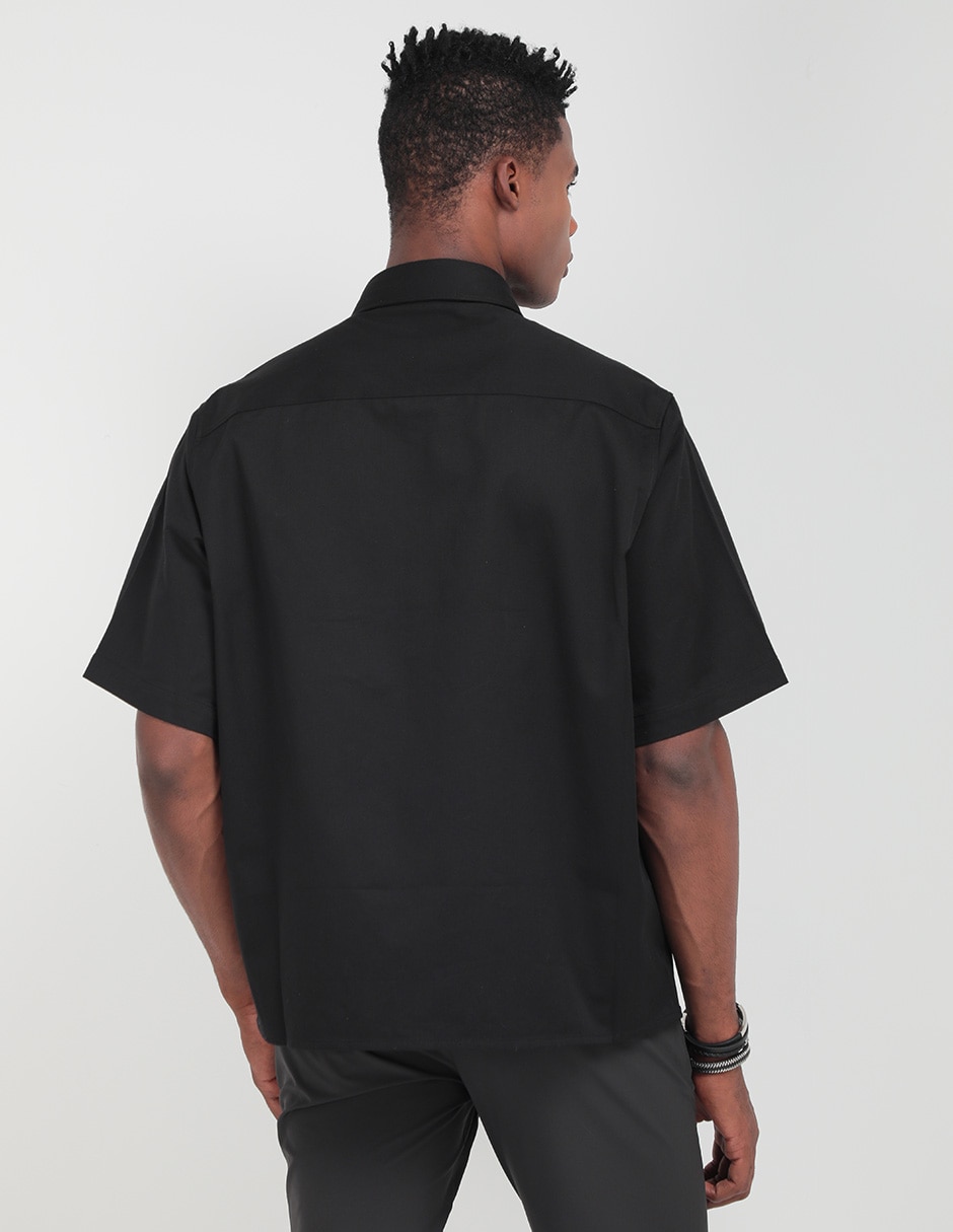 Camisa casual de algodón manga corta para hombre 2