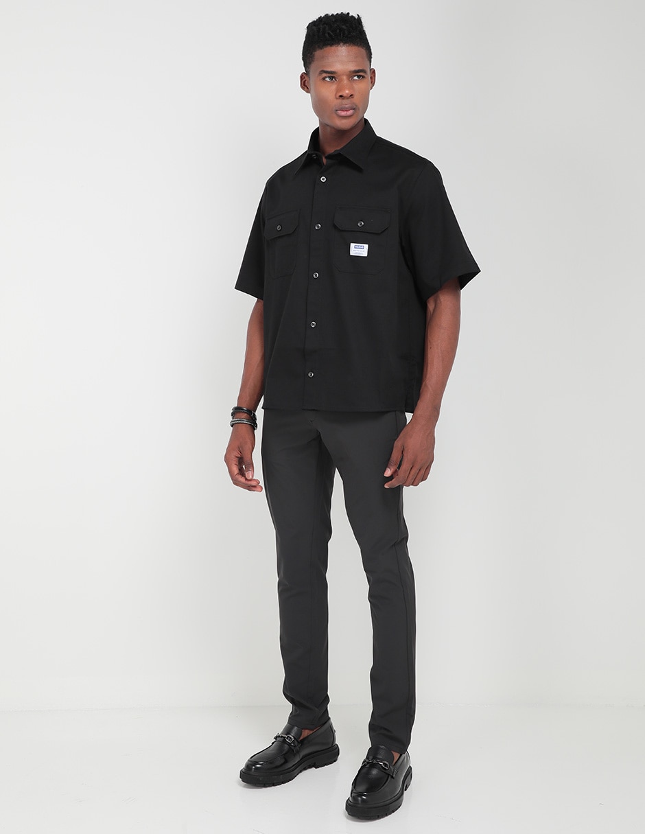 Camisa casual de algodón manga corta para hombre 3