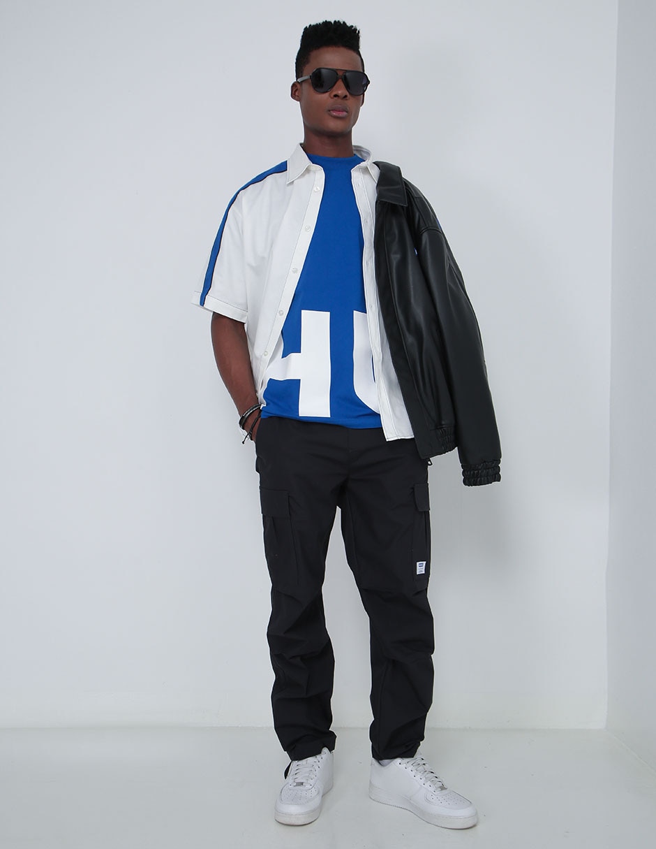 Pants regular con jareta para hombre Pants regular con jareta para hombre