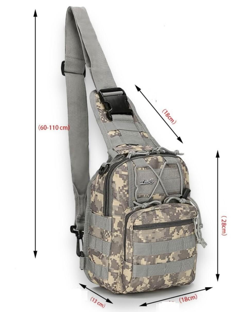 Mochila bandolera impermeable para hombre 5