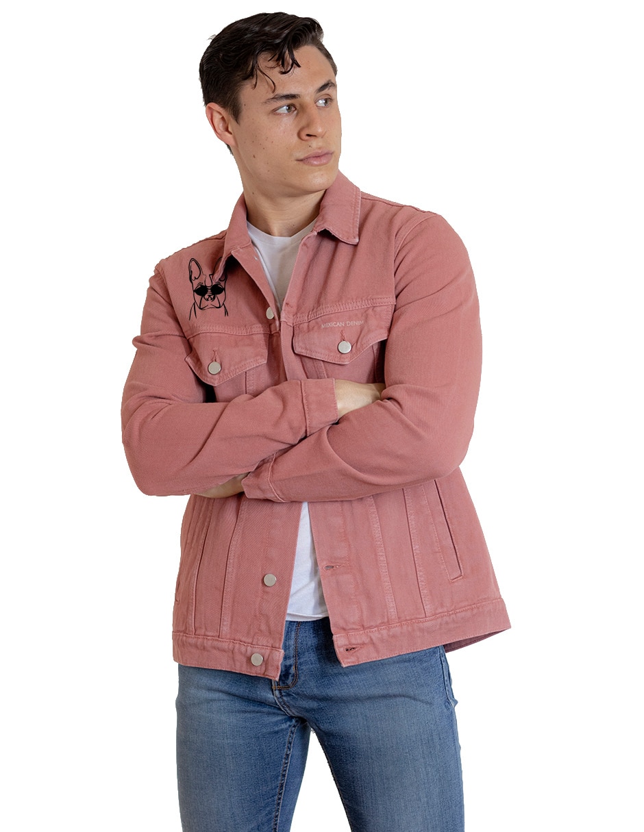 Dademeo Chamarra Chamarra De Mezclilla Indicum Denim Rojo Hombre - Main Image