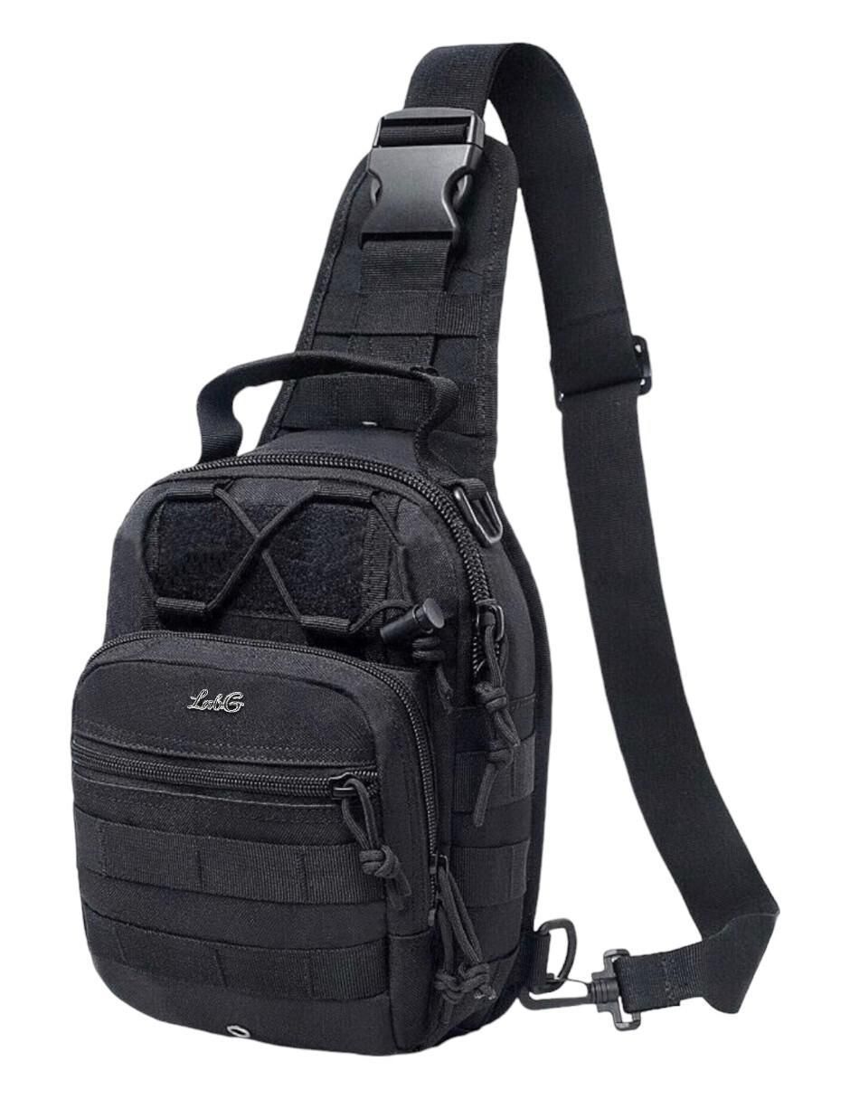 Mochila bandolera impermeable para hombre