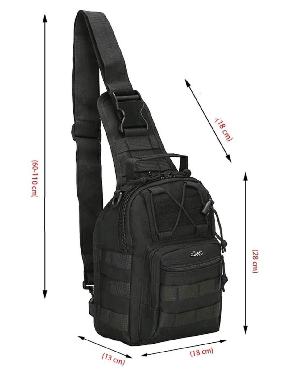 Mochila bandolera impermeable para hombre 5