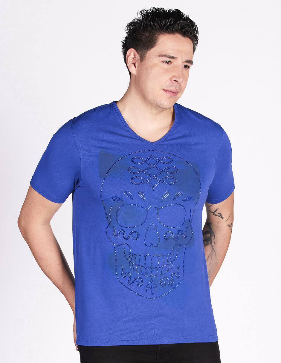 Camiseta Ay Guey Calavera Playera Calavera Playeras Con Brillos