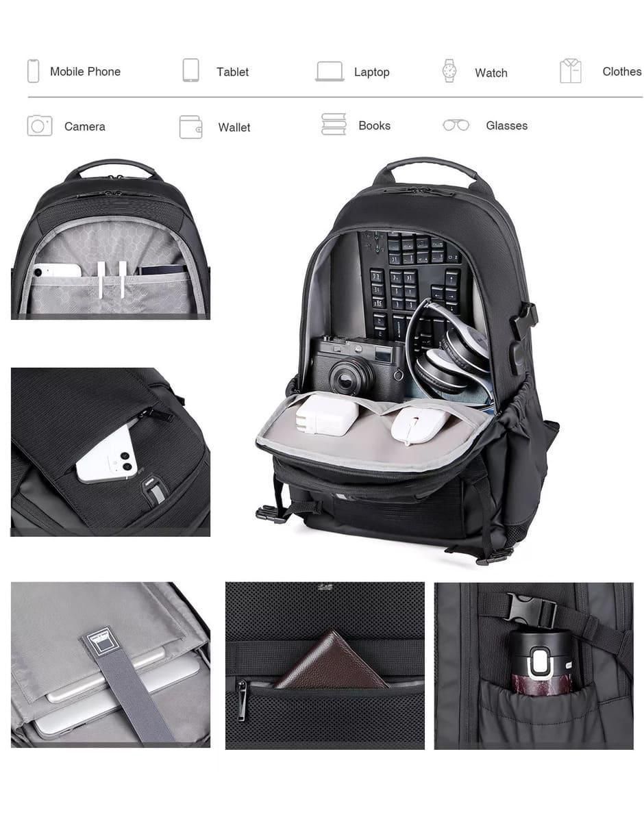 Mochila casual impermeable para hombre 2