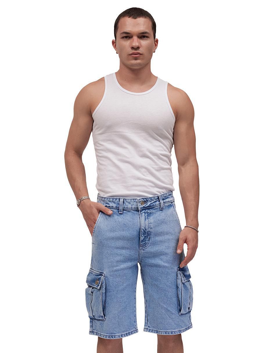Short de mezclilla para hombre Short de mezclilla para hombre