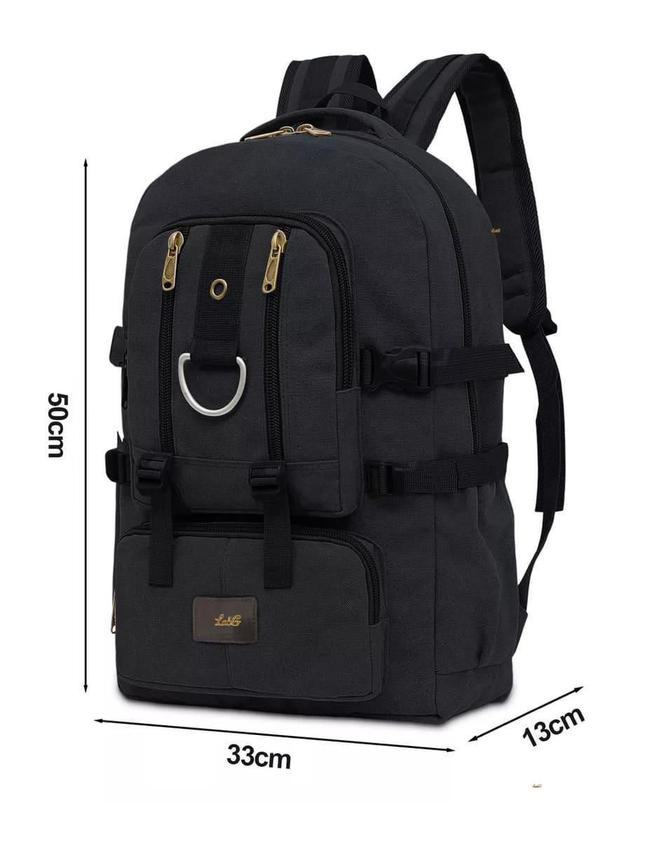 Mochila para viaje impermeable para hombre