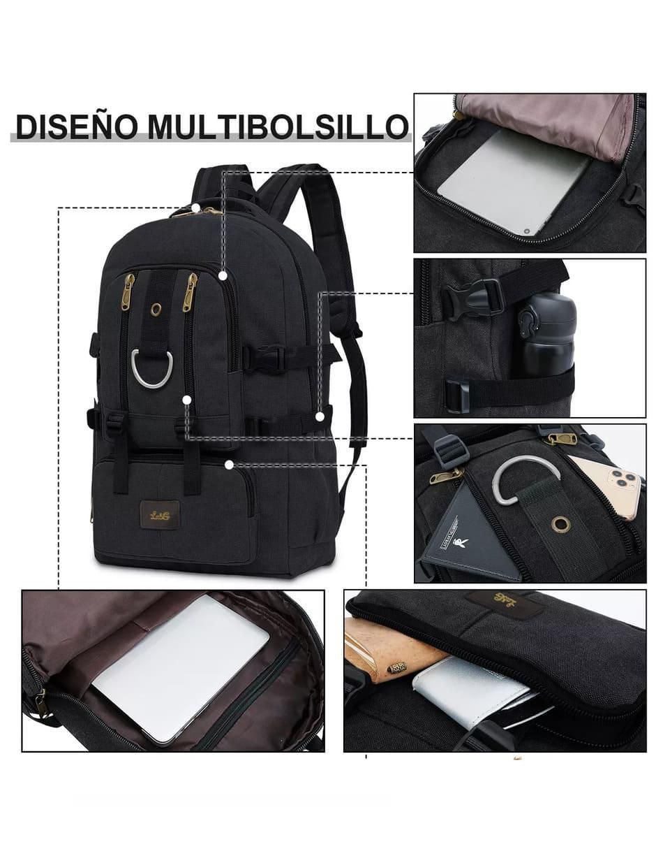 Mochila para viaje impermeable para hombre 5