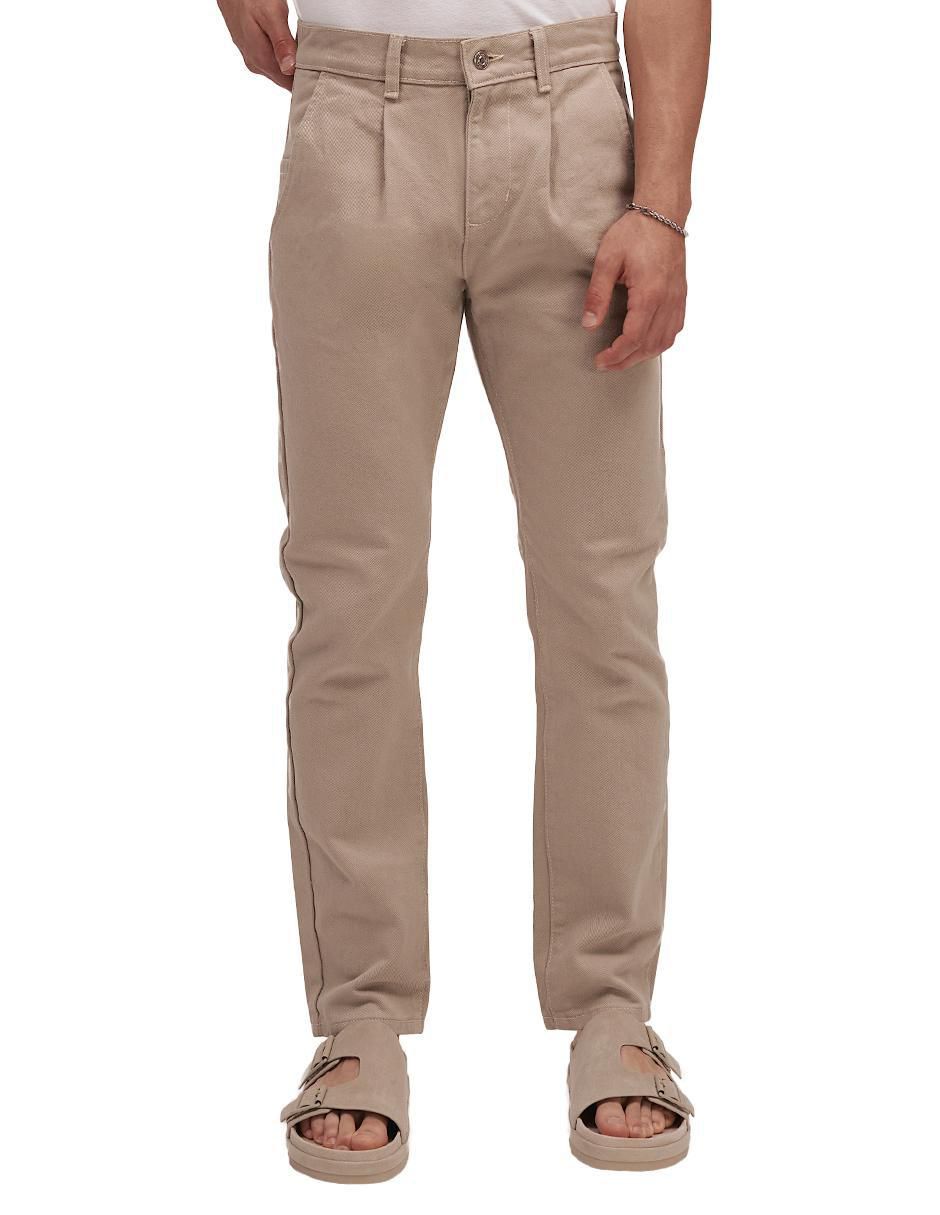 Jeans slim lavado claro para hombre
