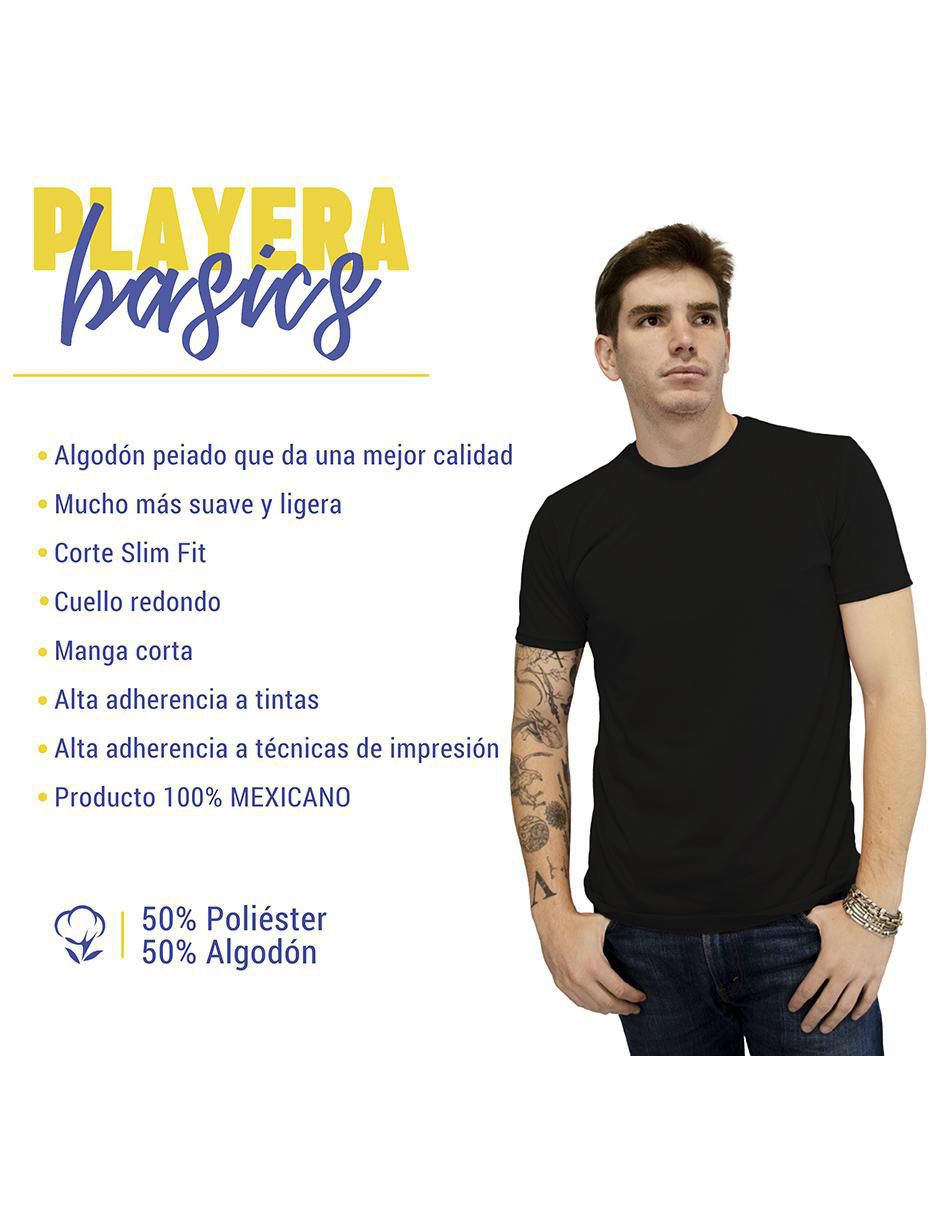 Playera cuello redondo para hombre 2