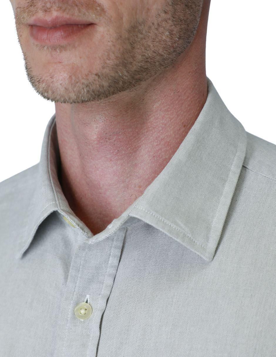 "camisa/sobrecamisa" casual savage monkey "de" (si aplica) algodón y lino "manga" larga "para hombre"
