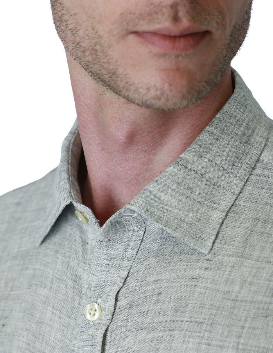 Camisa casual manga larga para hombre 3