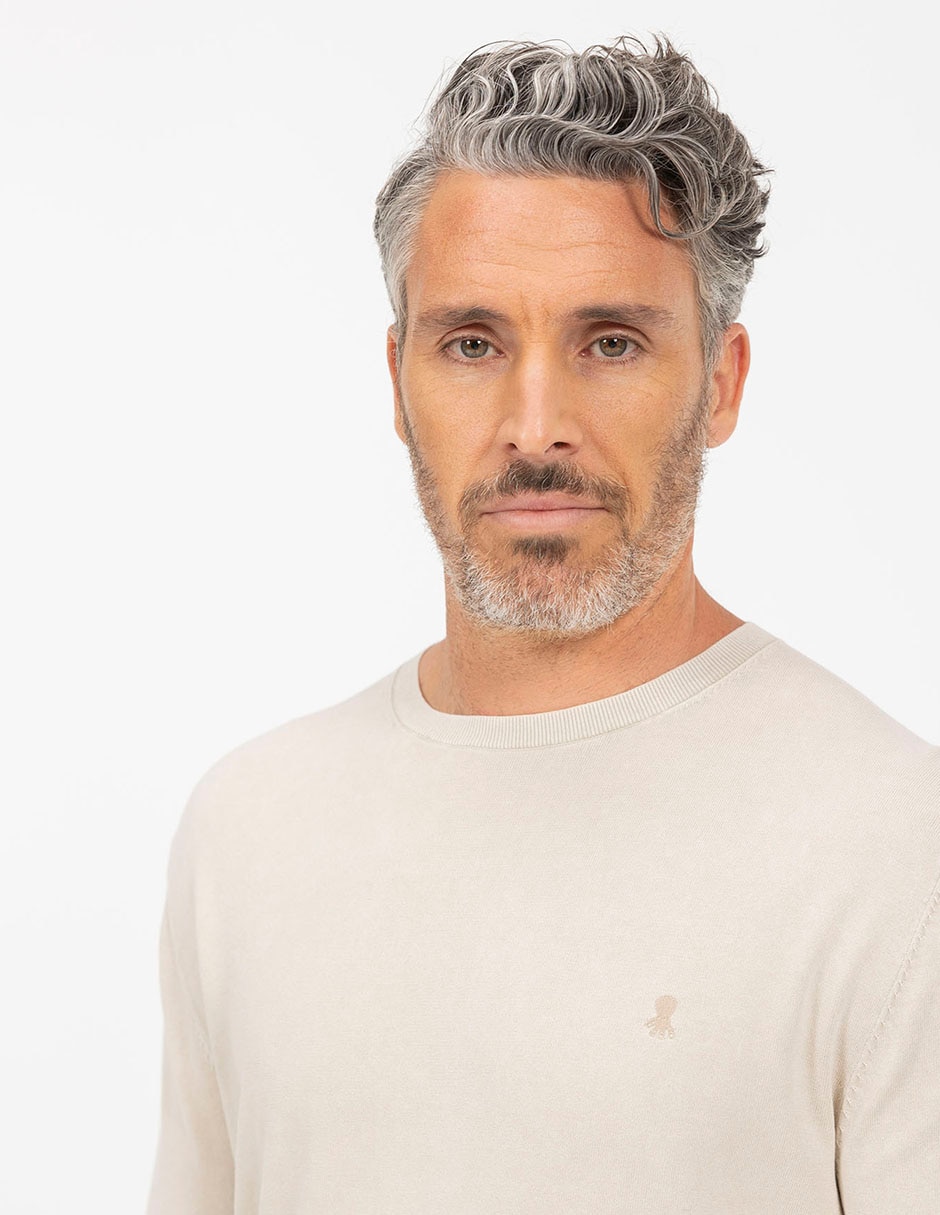 Suéter cuello redondo para hombre 4