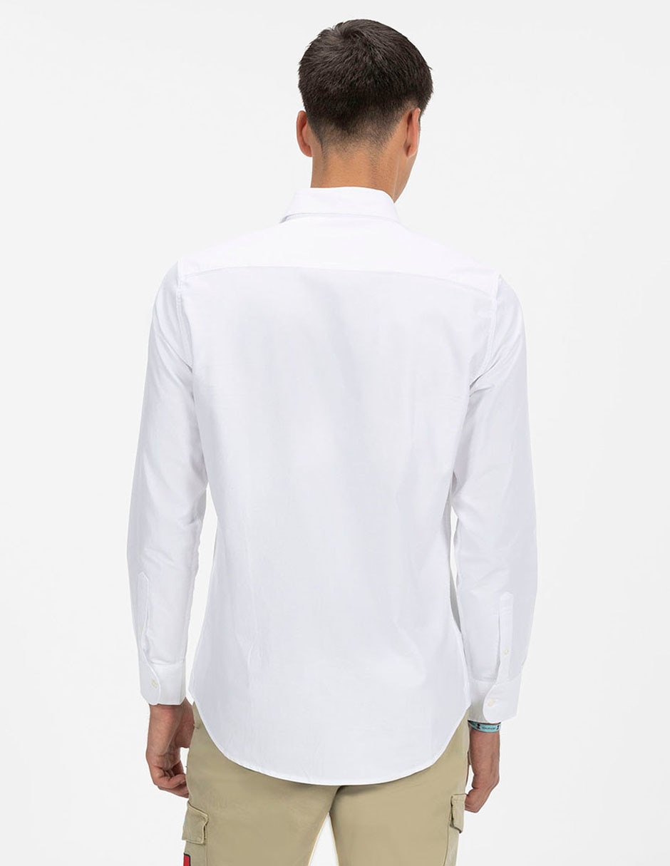 Camisa casual de algodón manga larga para hombre 2