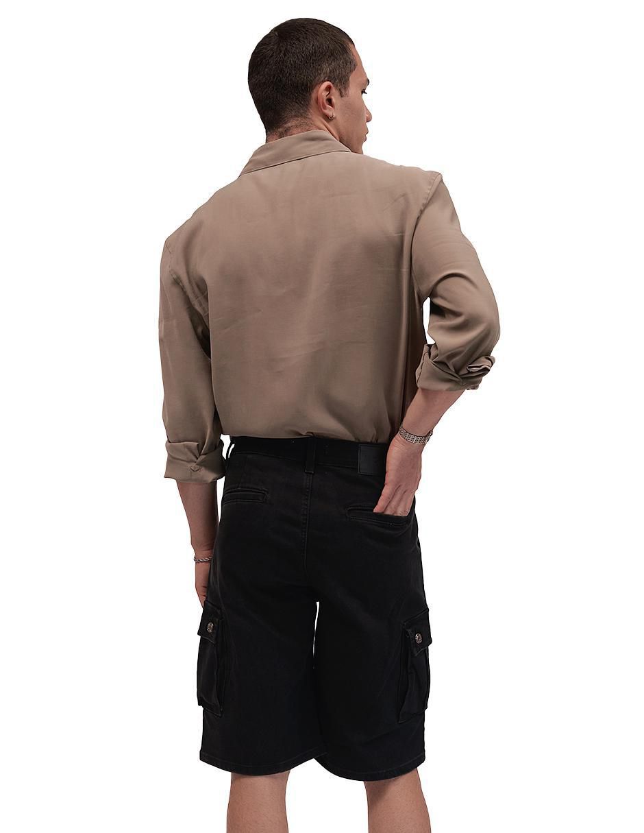 Bermuda de mezclilla para hombre 2