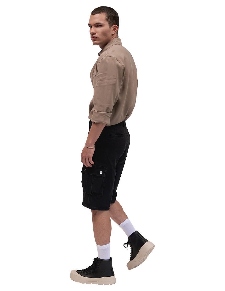 Bermuda de mezclilla para hombre 3
