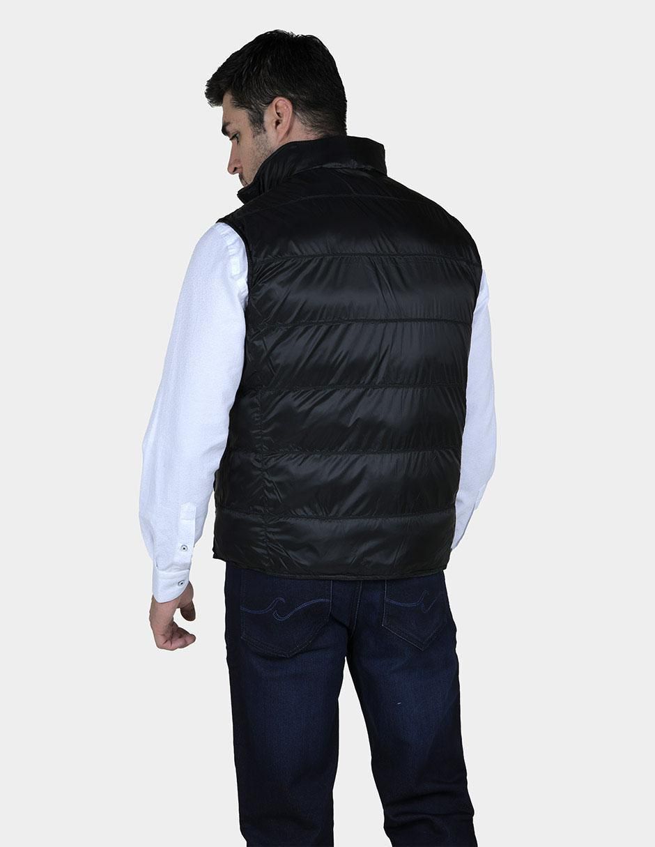Chaleco piel reversible para hombre 3