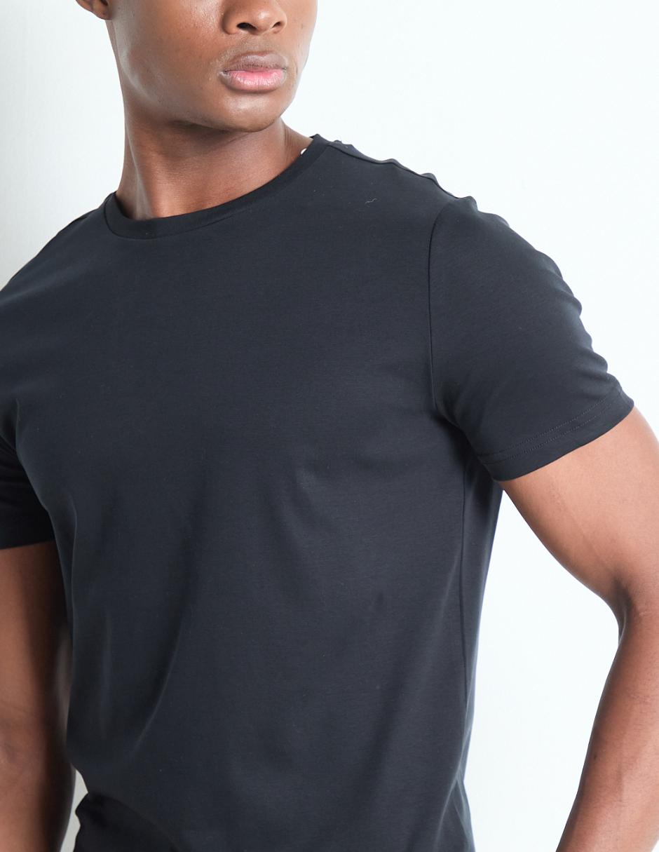PLAYERA ELEMENTO UOMO EU2502, G, NEGRO