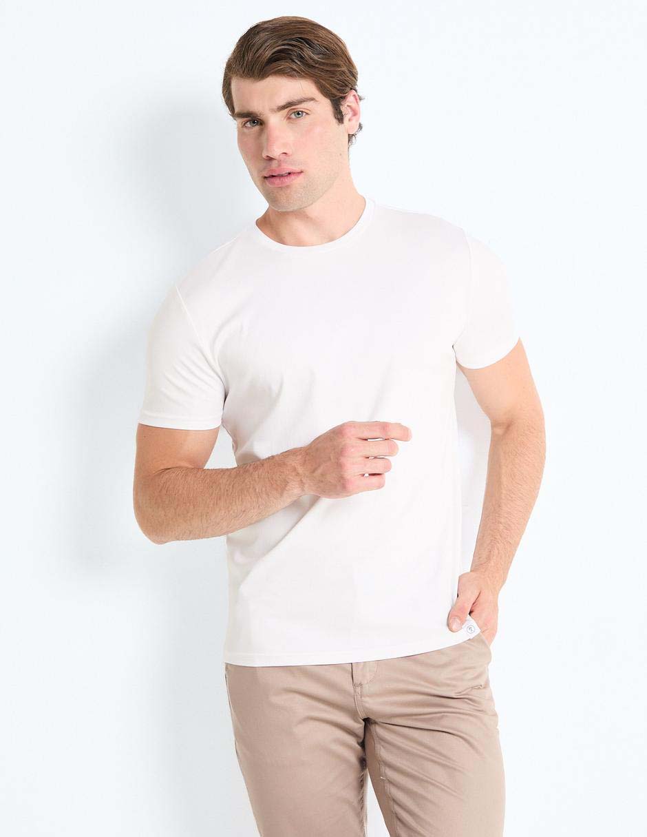 Playera cuello redondo para hombre
