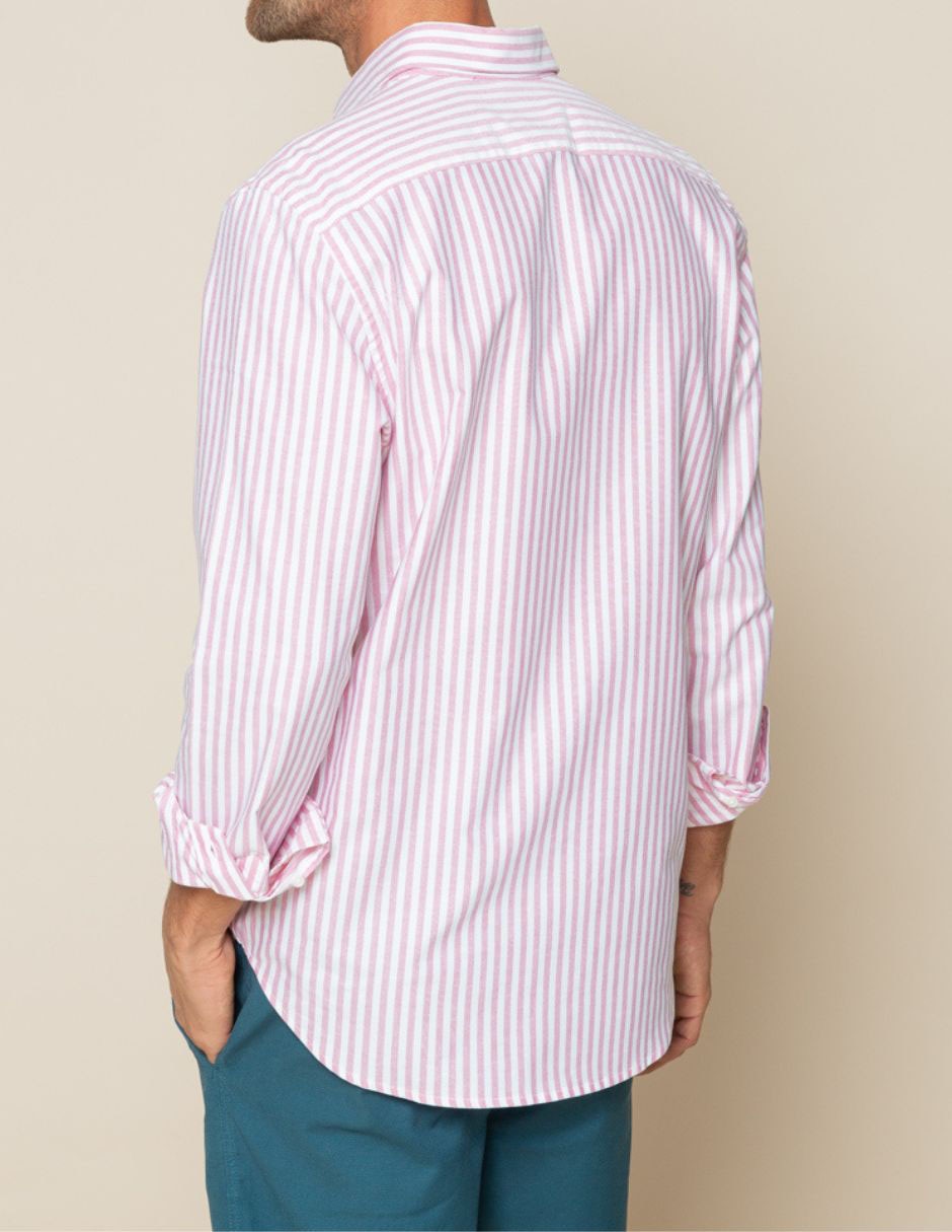 Camisa casual de algodón manga larga para hombre 2