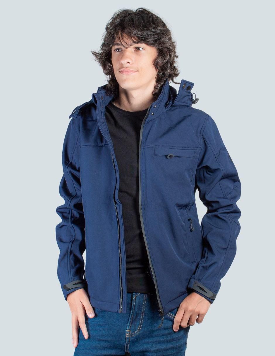 Chamarra capucha desmontable para hombre Chamarra capucha desmontable para hombre