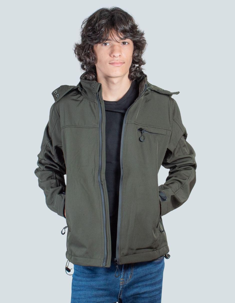 Chamarra capucha desmontable para hombre Chamarra capucha desmontable para hombre