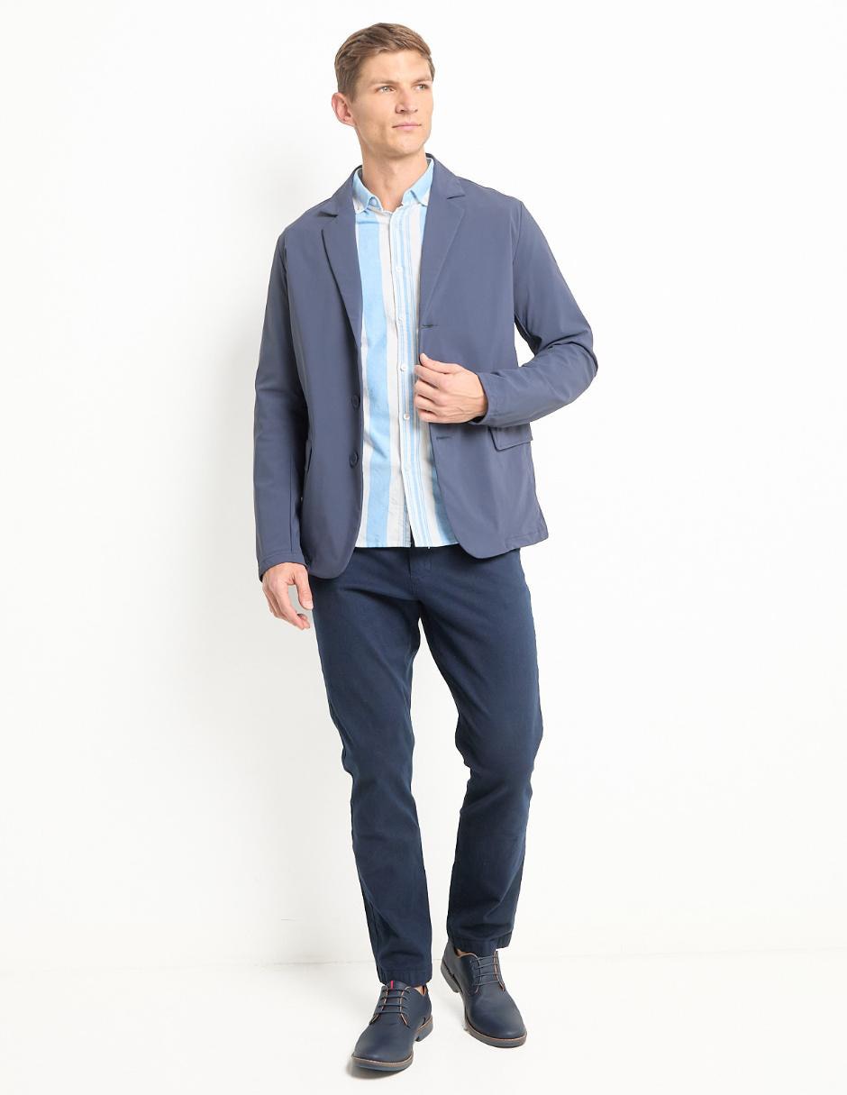 Camisa casual de algodón manga larga para hombre 3