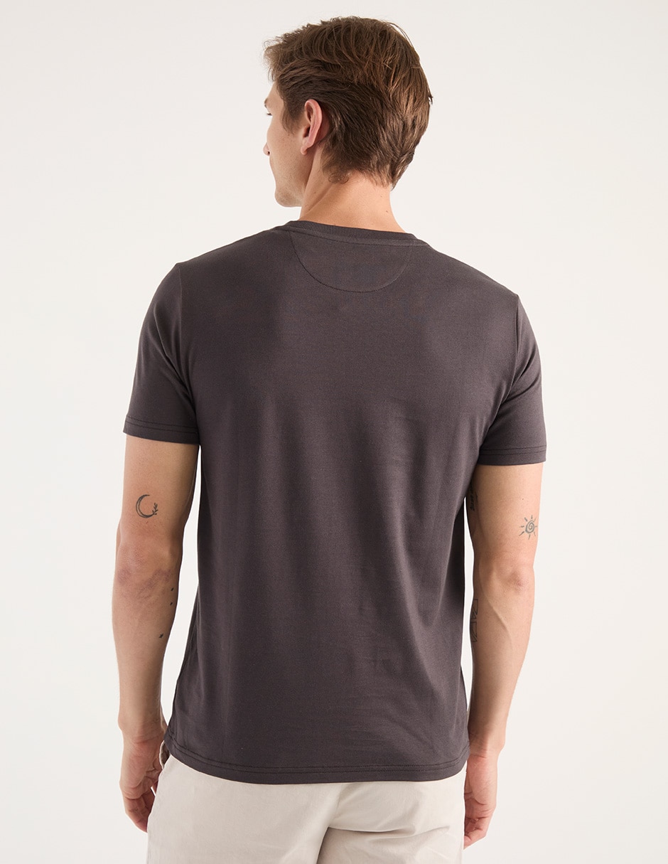 Playera cuello redondo para hombre 2