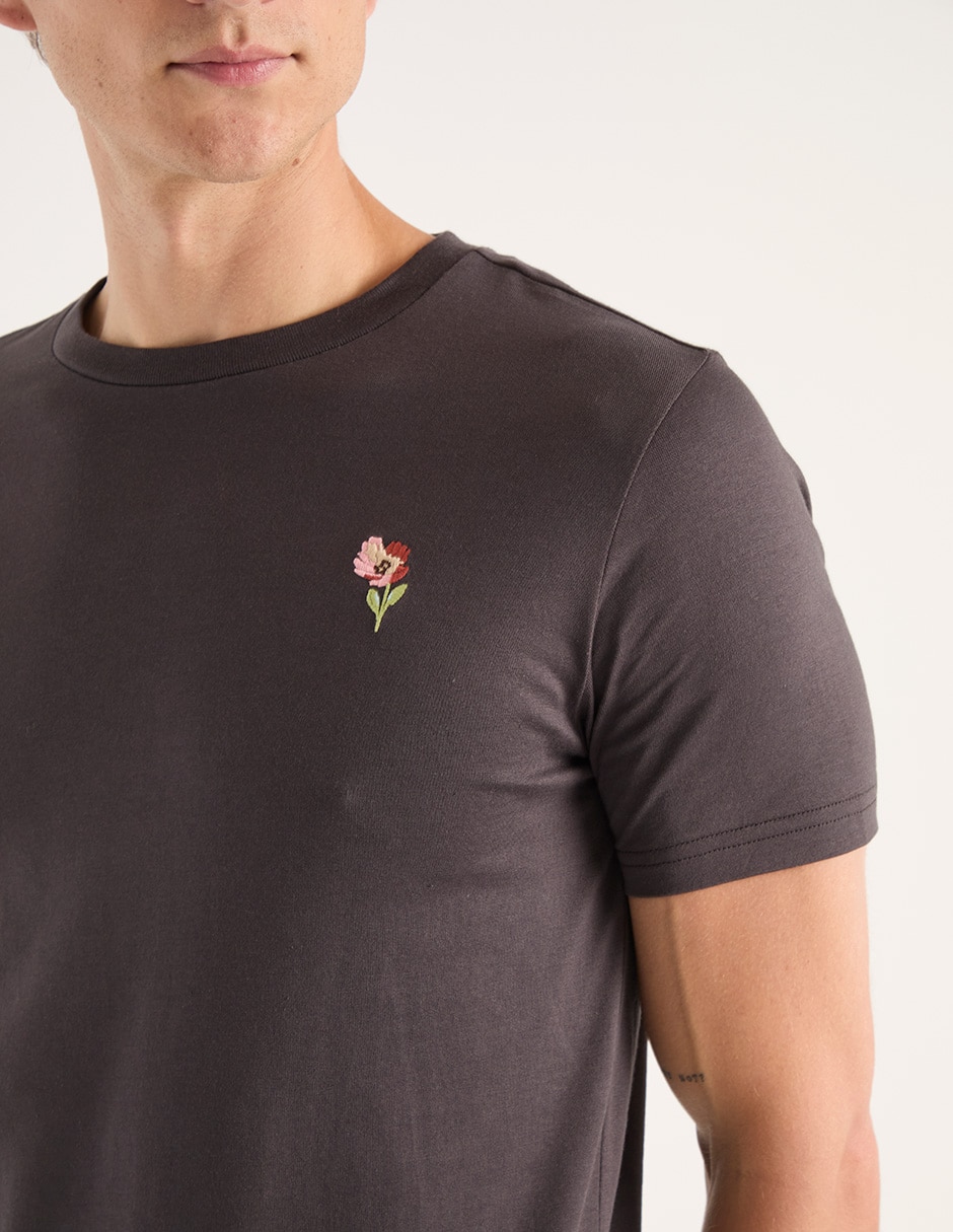 Playera cuello redondo para hombre 4