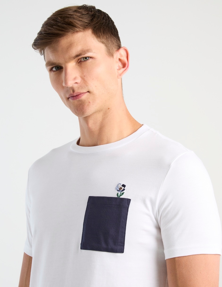Playera cuello redondo para hombre 4