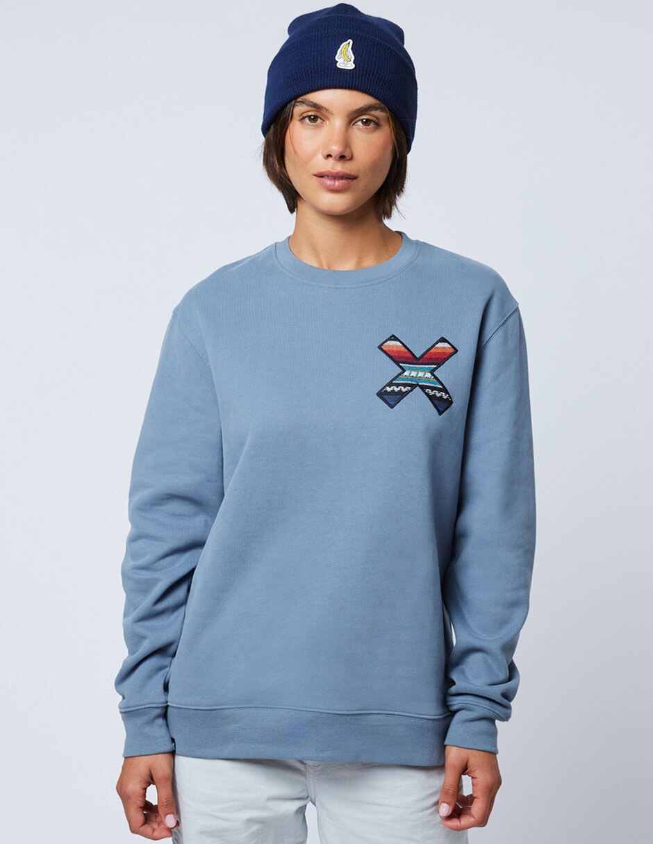 Sudadera Azul Hoodie Blue Banana Azul Sudadera Blue Banana Brand