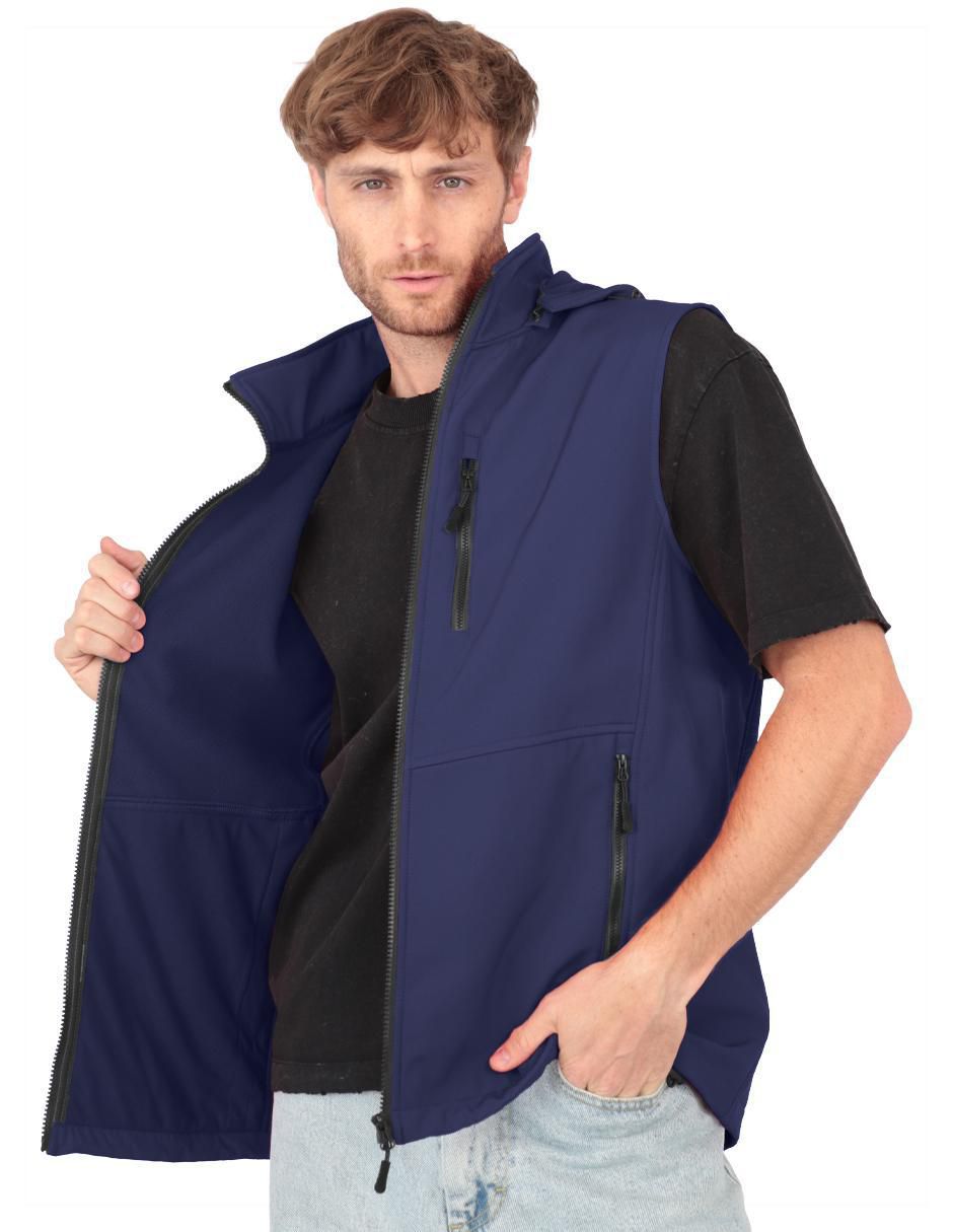 Chaleco con capucha desmontable para hombre Chaleco con capucha desmontable para hombre
