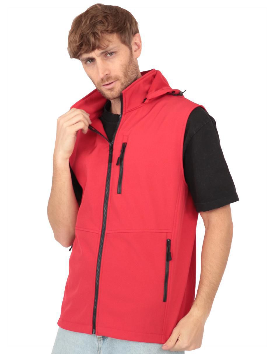 "chaleco" roosevelt no poliéster capucha desmontable "para hombre"