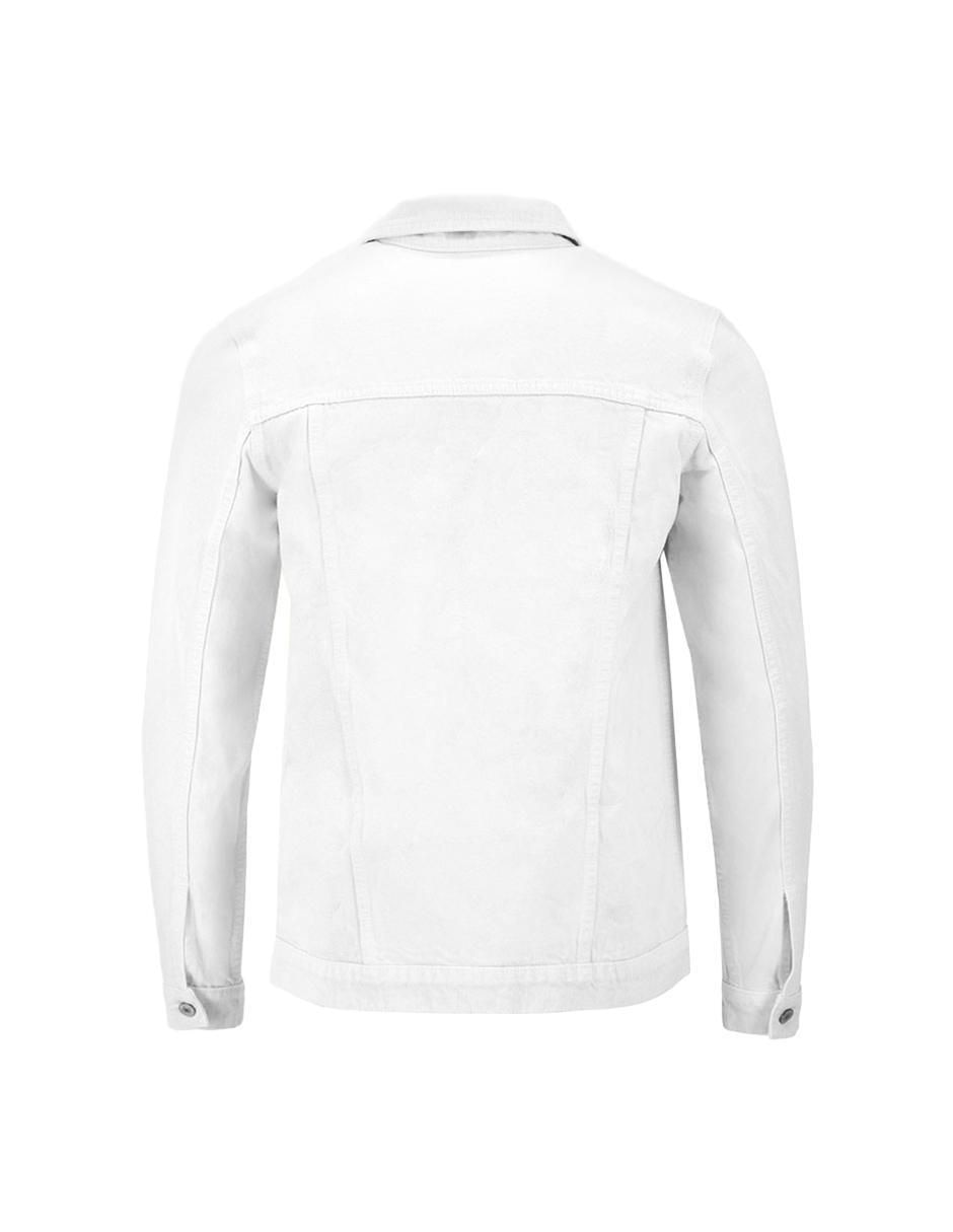 Set de chamarra de mezclilla con bolsillos para hombre 3