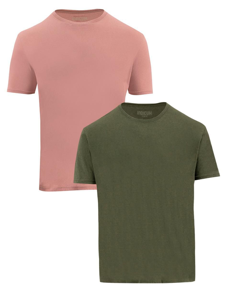 Set playera cuello redondo para hombre