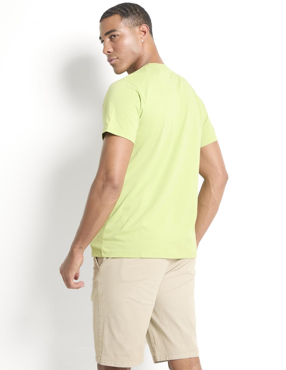 Playera cuello redondo para hombre