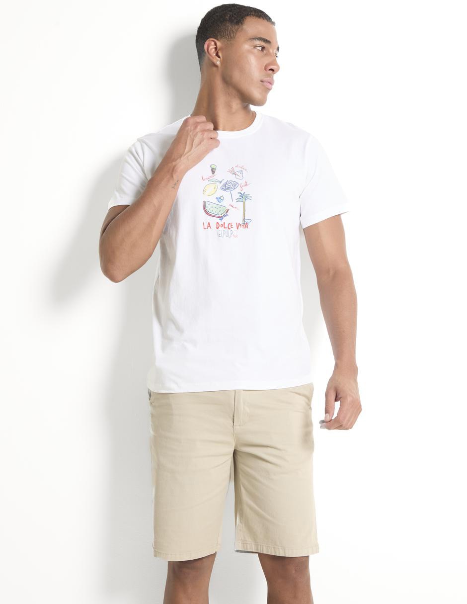 Playera cuello redondo para hombre Playera cuello redondo para hombre