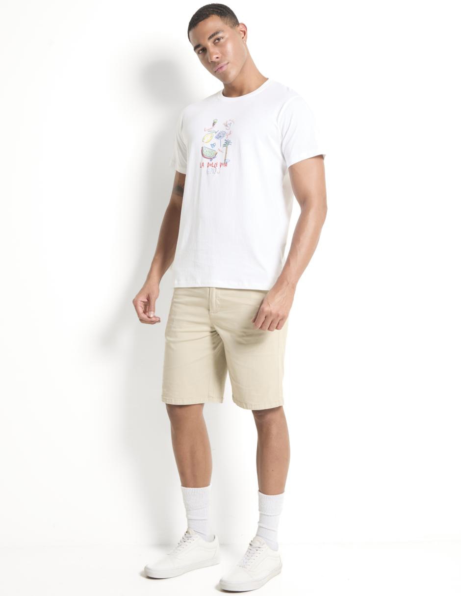 Playera cuello redondo para hombre 3