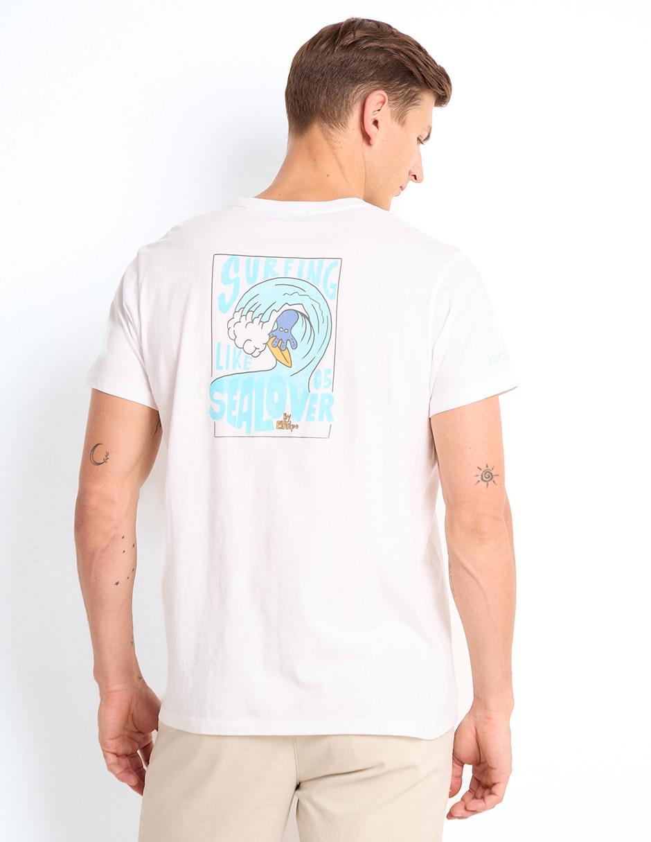 Playera cuello redondo para hombre 2