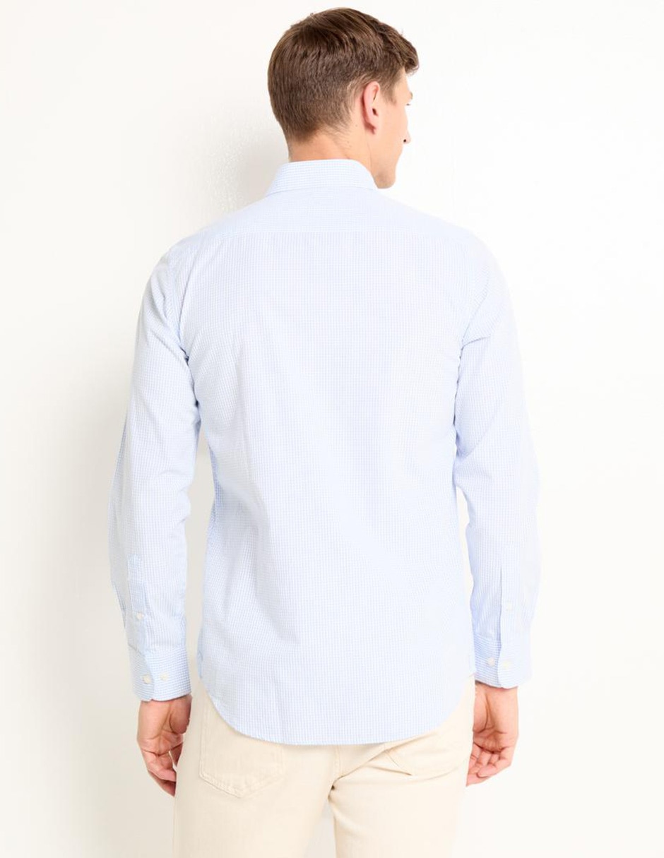 Camisa casual de algodón manga larga para hombre 2