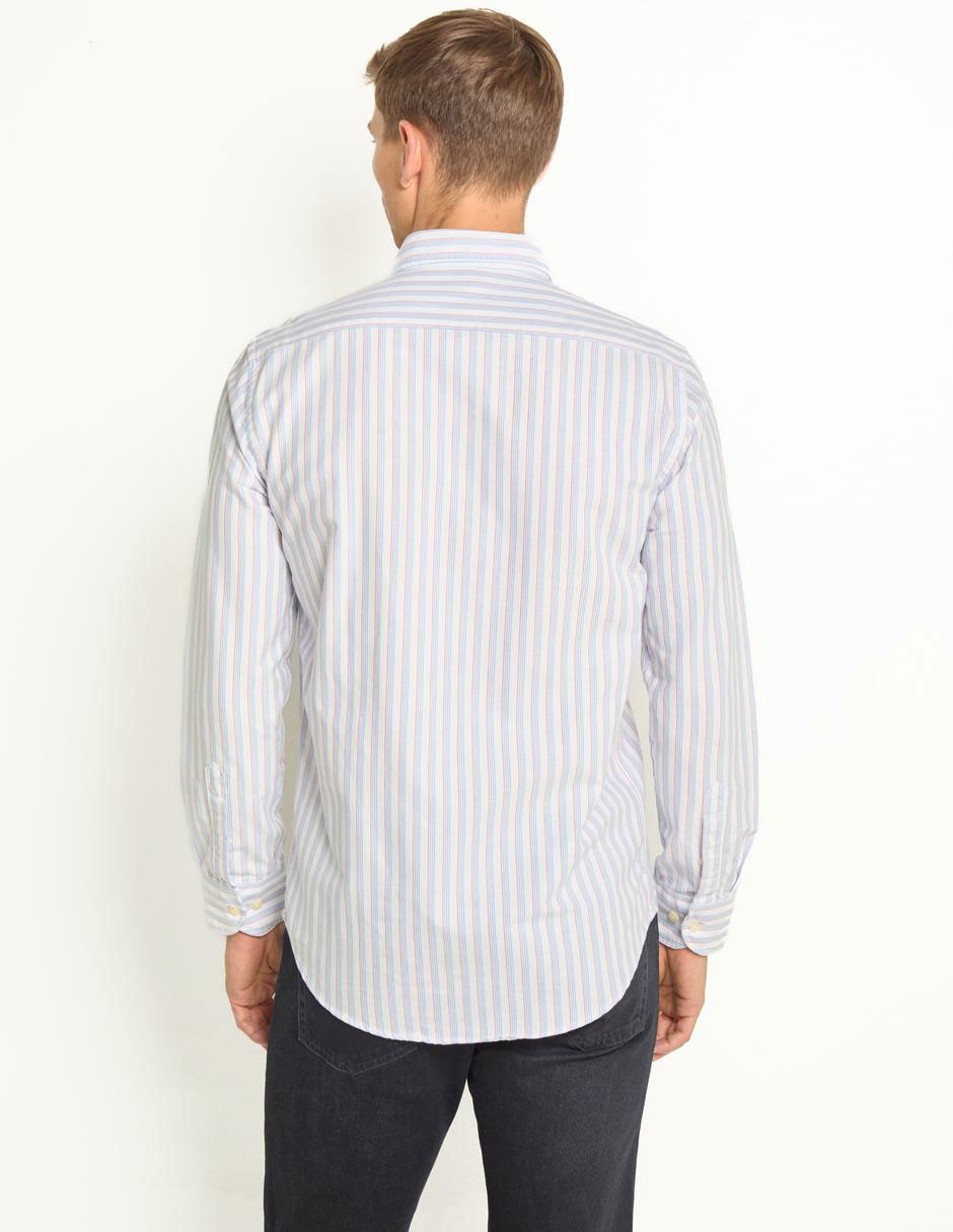 Camisa casual de algodón manga larga para hombre 2
