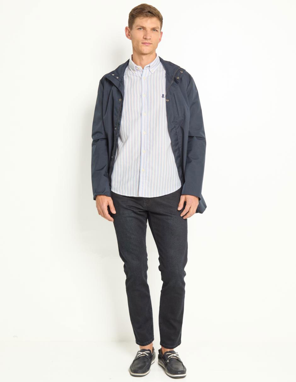 Camisa casual de algodón manga larga para hombre 3