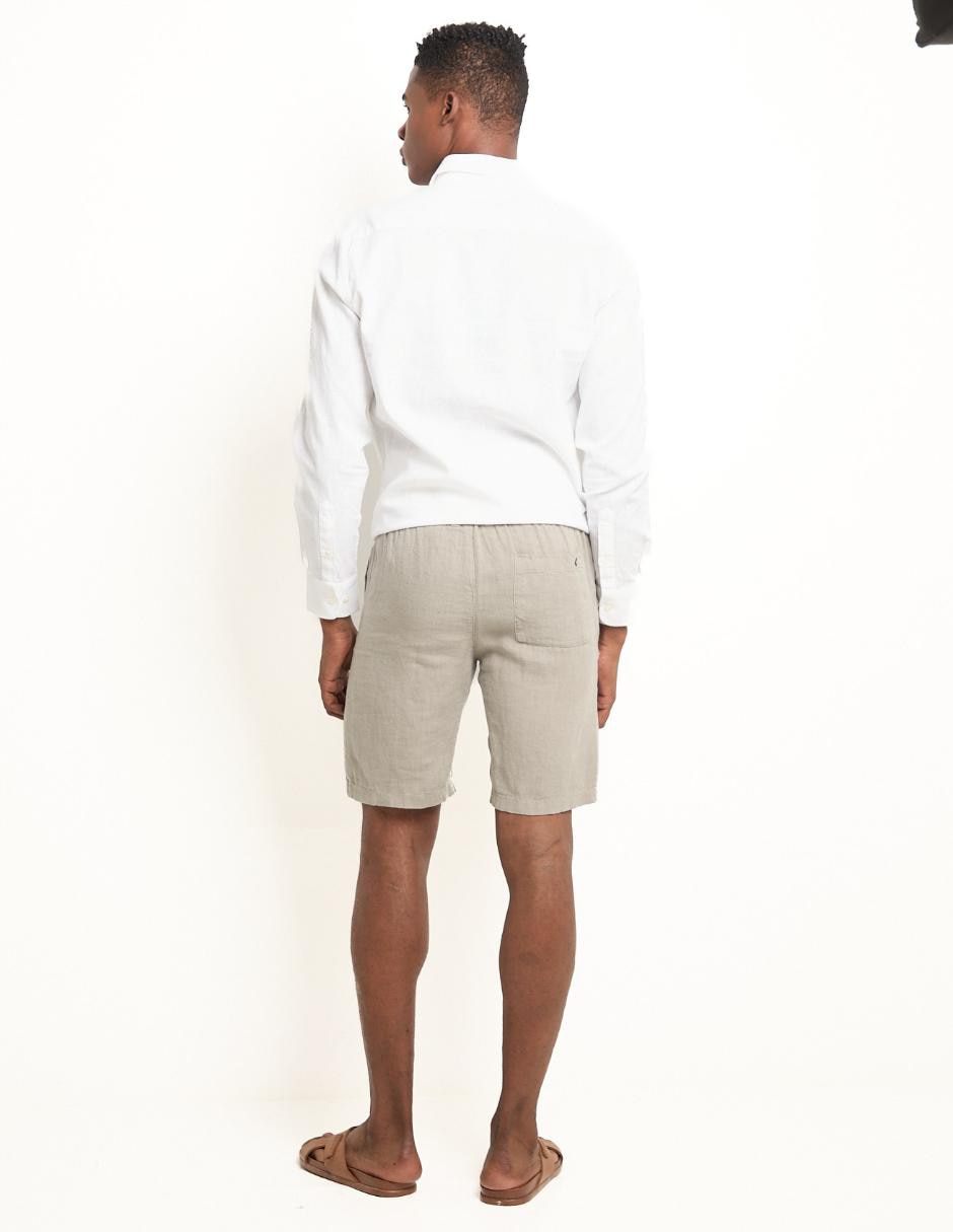 Bermuda de lino para hombre 2