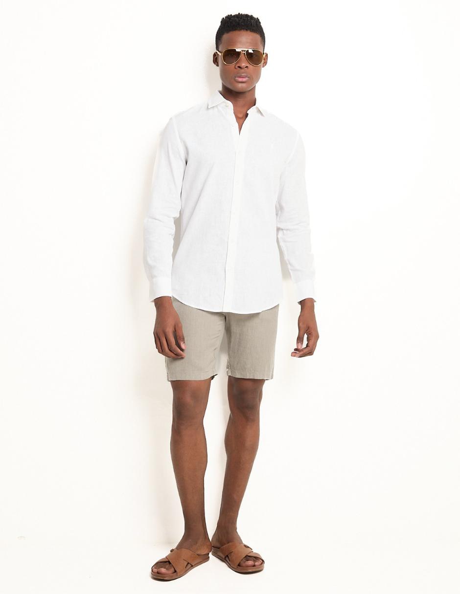 Bermuda de lino para hombre 3