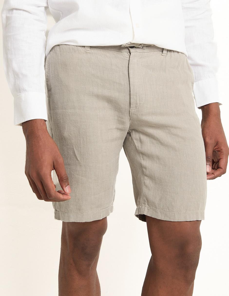 Bermuda de lino para hombre 4
