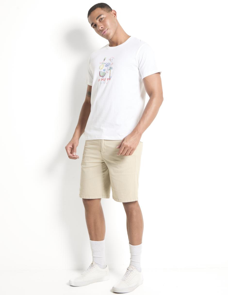 Bermuda de algodón para hombre 3
