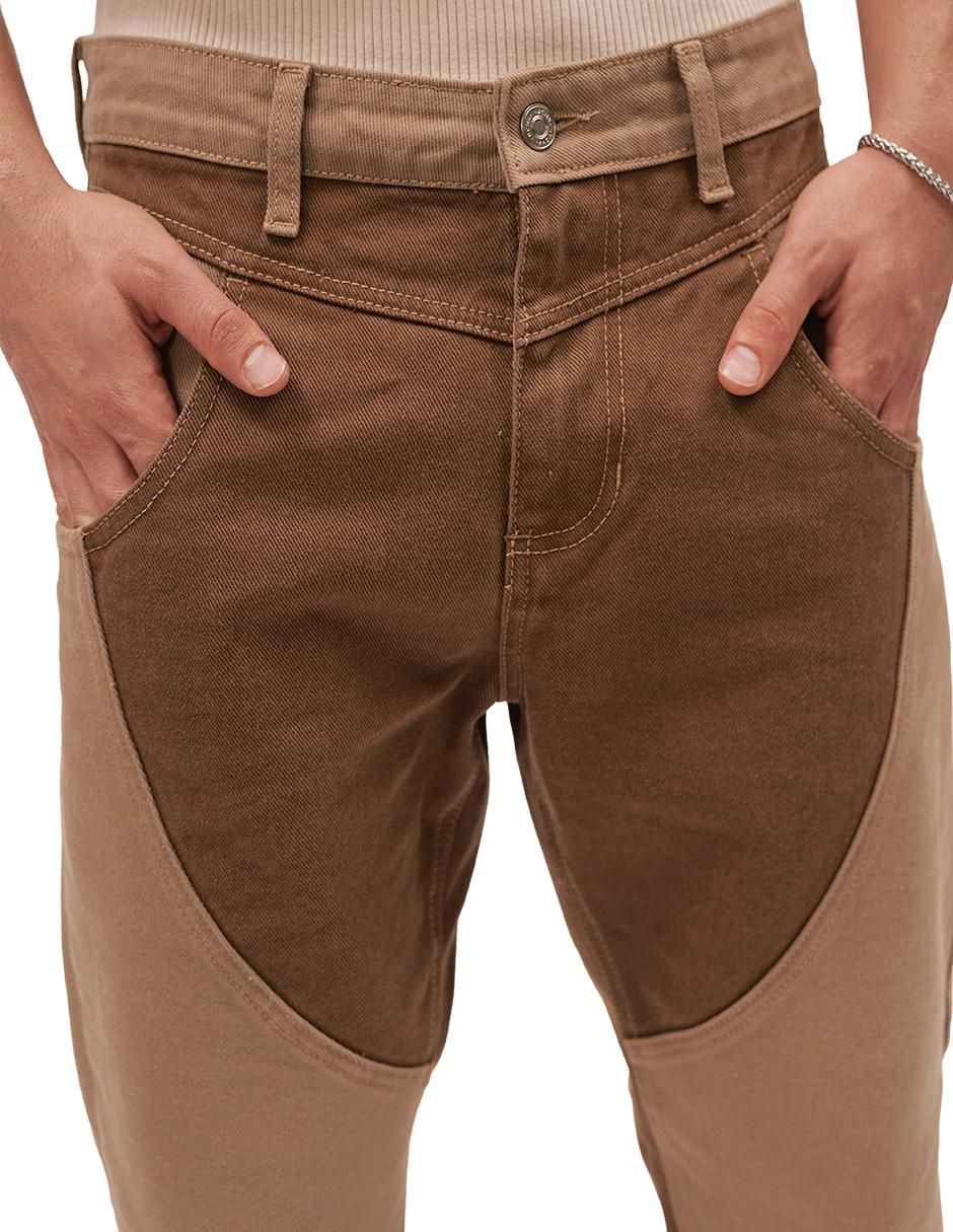 Jeans slim 8067 lavado bitono para hombre 4