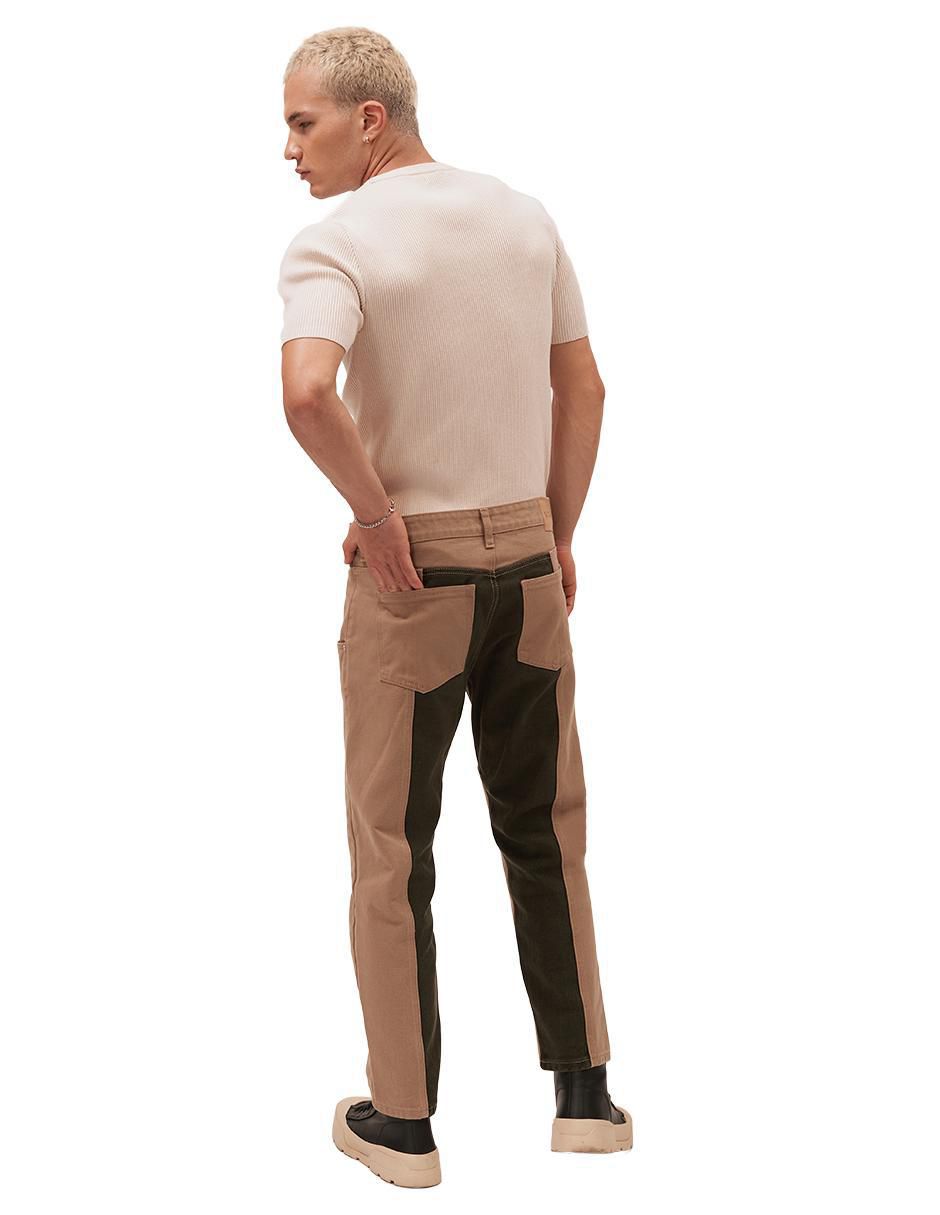 Jeans slim 8068 lavado bitono para hombre 2