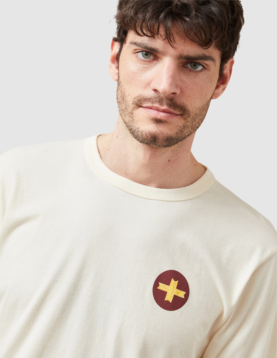 Playera cuello redondo para hombre 2