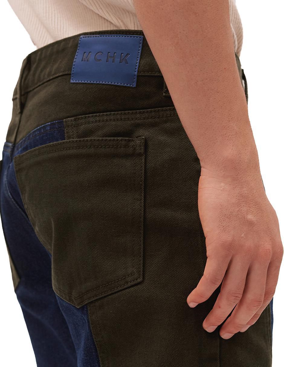 Jeans slim 8070 lavado obscuro para hombre 5